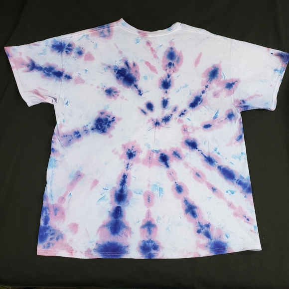 CUSTOM Travis Scott Anime Codeine Tie Dye Shortsleeve Shirt Mens Large Houston - Picture 5 of 8